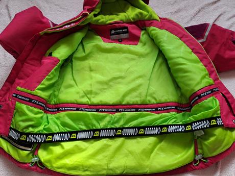Lyžařská bunda alpine pro 128/134 ptx membrána, alpine pro,128