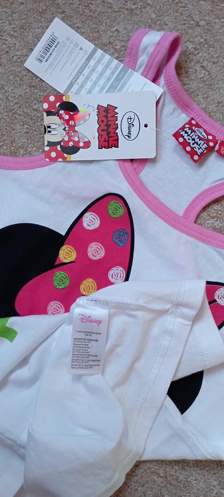 Tílko s minnie zn."disney" vel."128", disney,128