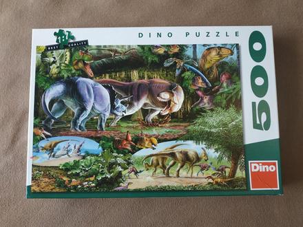 Puzzle dinosaury 500ks,