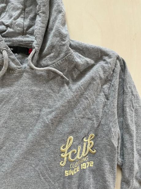 Šedá mikina fcuk, vel m, french connection, m