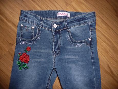 Džínové skinny kalhoty na 12-13l- vel.158, 158
