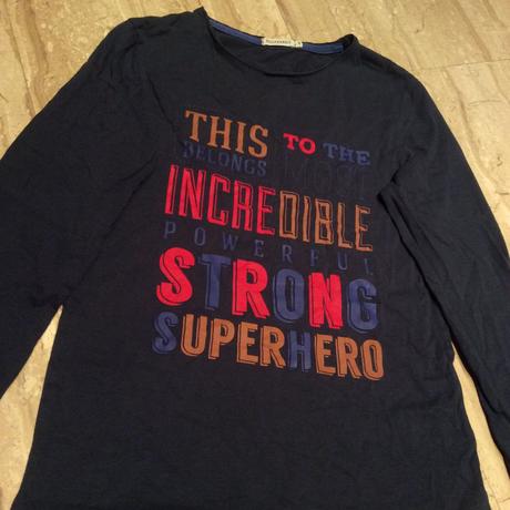 Bavlněné tričko s nápisem, 140