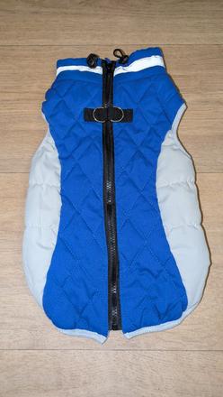 Ka485 teplá psí bunda vel. xl, délka zad 42 cm,