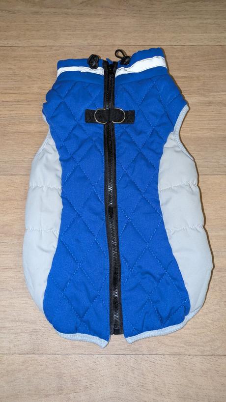 Ka485 teplá psí bunda vel. xl, délka zad 42 cm,