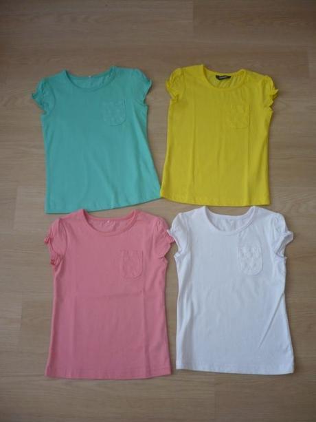 Trička krátký rukáv s kapsičkou, george,104