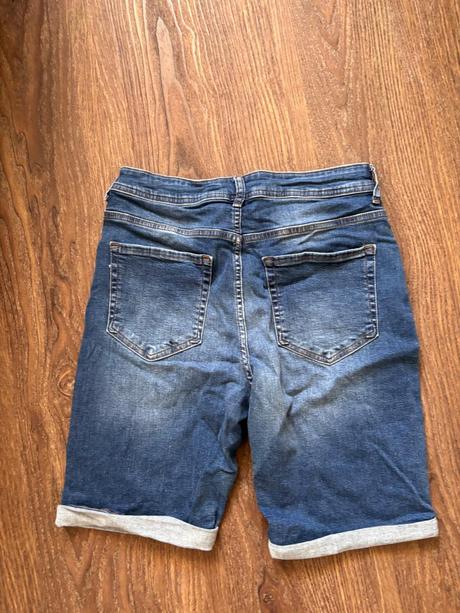 Riflové kraťasy, denim co,l