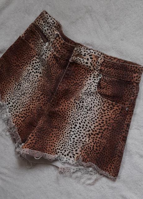 Tezenis džínové leopardí šortky, tezenis,l