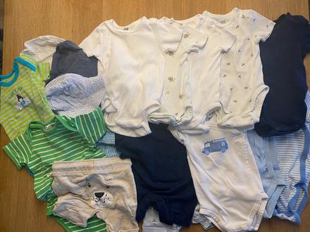 Balíček letního oblečení vel. 68, 68–80