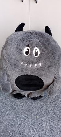 Plyšák šedý monster zn."disney",