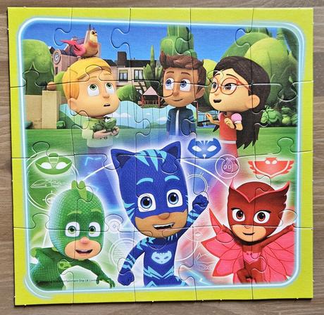Puzzle pyžamasky, pj masks 3 v 1, trefl, 3+,