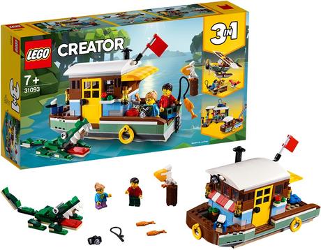 Lego creator 31093 říční hausbót, 