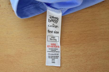 Tričko vel. first size, george,50