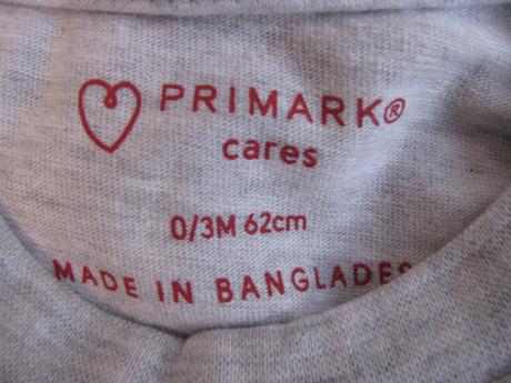 Světle šedé tričko se santou v.0-3 měs., primark,62