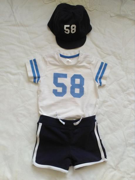 Letní set h&m (kšiltovka,tričko,šortky), vel.68/74, h&m,68