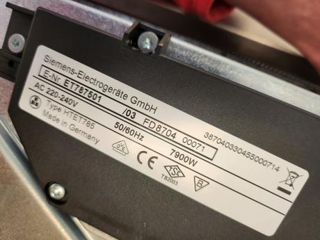 Sklokeramická varná deska siemens 80cm et787501, siemens