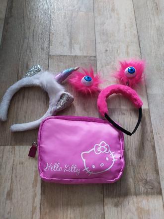 Hello kitty taška a čelenky, h&m