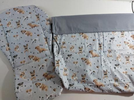 Bavlněný set do kočárku deka + vložka, 