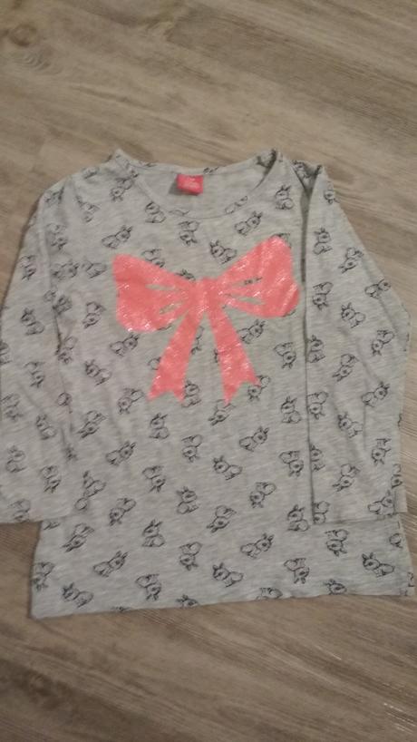 Tričko s mašlí a zajíčky, kiki&koko,116
