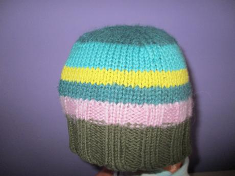 Pletená čepice s pruhy, mexx,104