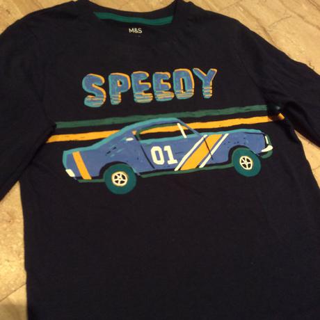 Tričko s autem zn. m&s, marks & spencer,116