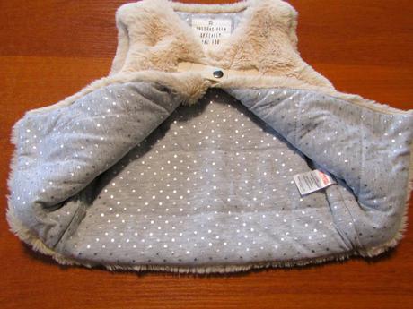 Kožíšková vesta vel 86-92, 92