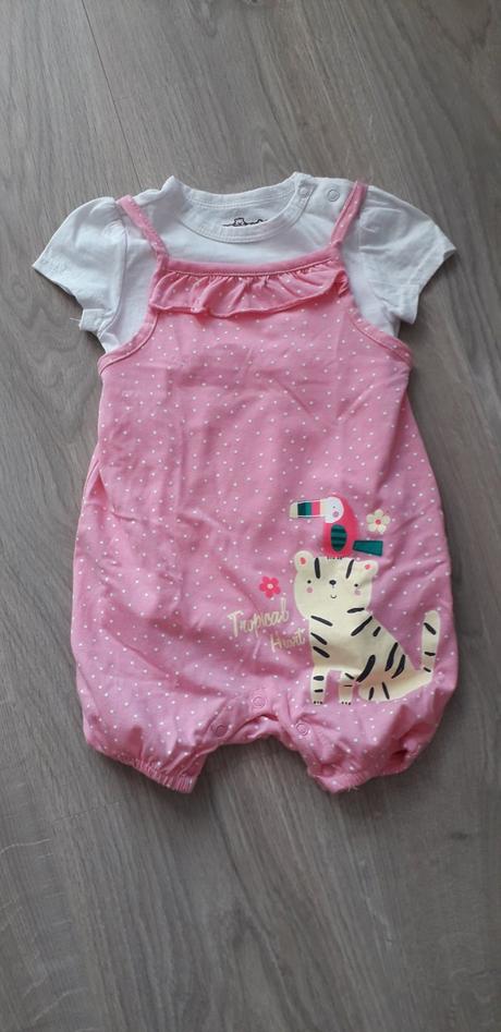 1352 - komplet tričko a letní overálek, pepco,80