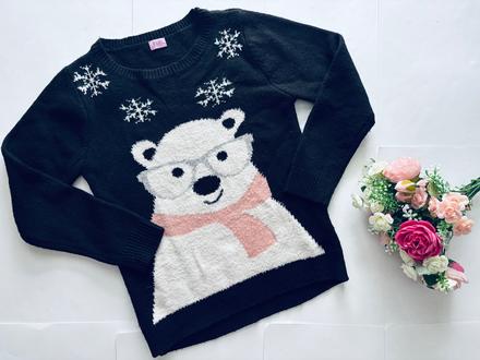 D79/ svetr vánoční - v.9/10 let, 140