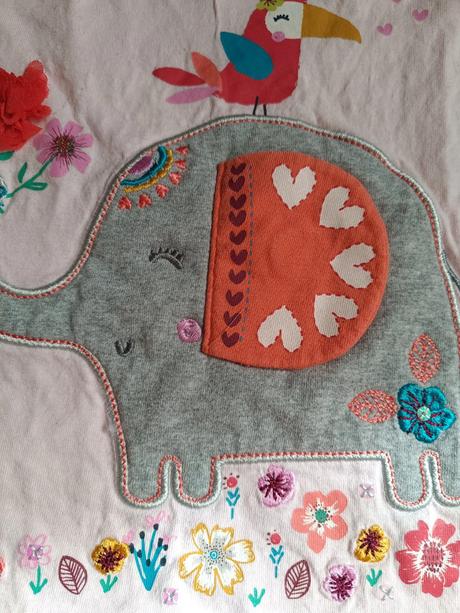 Tričko se slonem 98 nutmeg, nutmeg,98