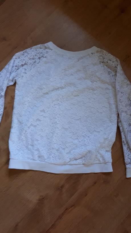 Dívčí kraječková mikina, h&m,146