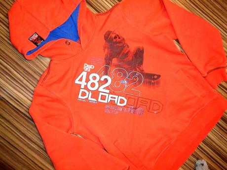 Luxusní oranžová mikina pro skejťáky 158/164, c&a,158