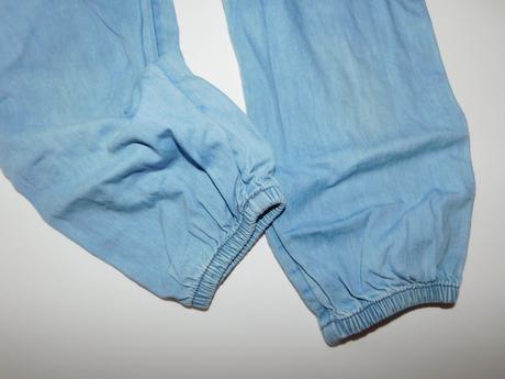 Dívčí plátěné letní kalhoty, 110