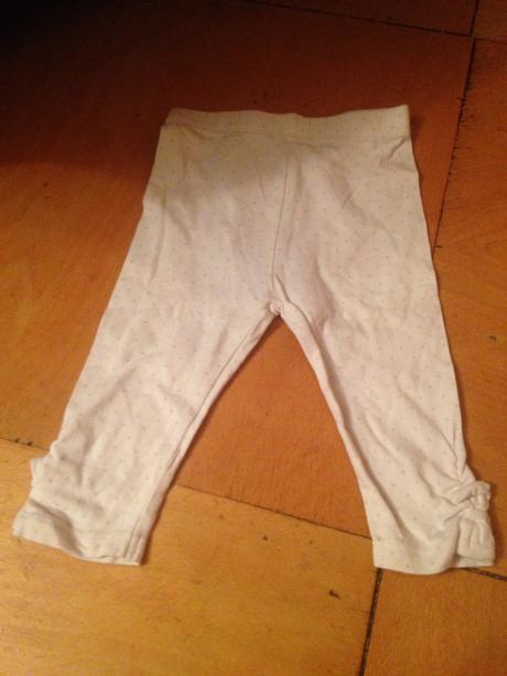 Dívčí legíny puntíky, mothercare,62