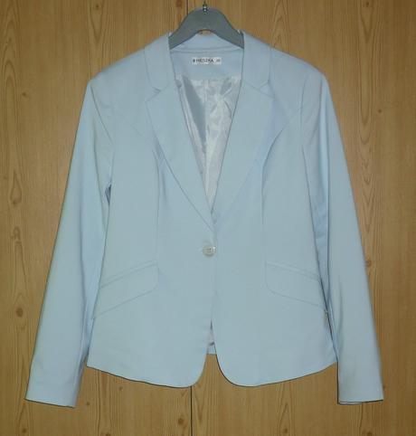 Světle modré dámské sako reszka, m