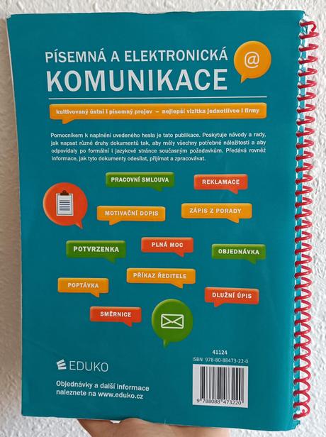 Učebnice - písemná a elektronická komunikace,