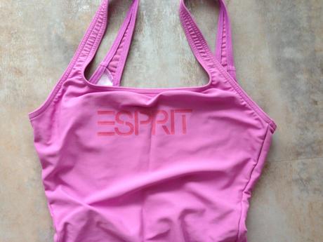 Růžové plavky esprit vcelku vel. 38 vhodné na kurz, esprit,38