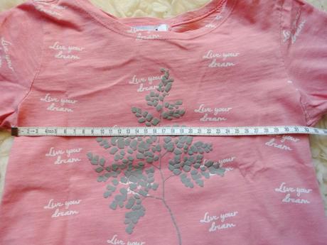 Růžové tričko dl. rukáv, 122