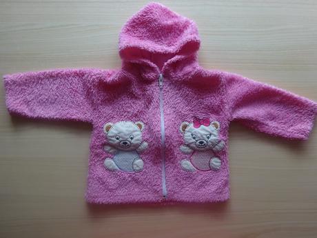 Chlupatá mikina a tepláčky, vel. 74/80, 74