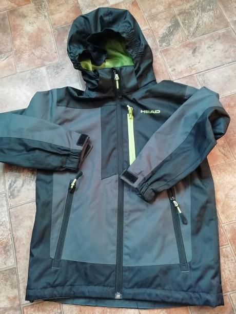Hezká nepromokavá bunda head-kvalitní top stav, 122