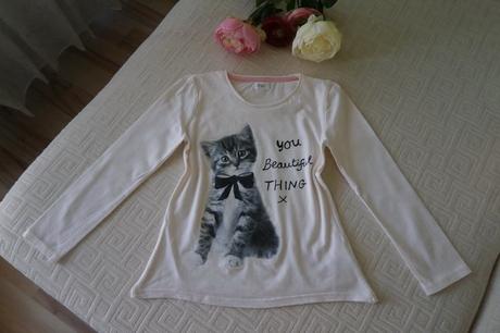 Tričko s kočičkou, f&f,122