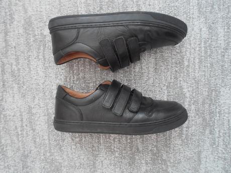 Černé boty polobotky kožené, lasocki,38