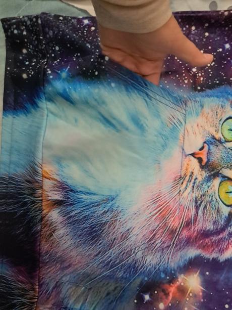 Mikina noční obloha + kočka, 146