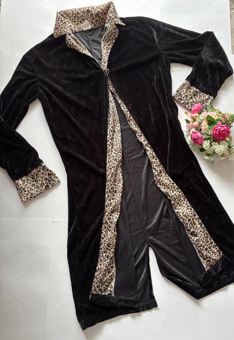 An7/ kostým plášť semišový dospělý- cca s/m, 