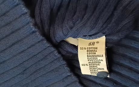 Dívčí modrý svetřík, zn. h&m, vel.92 (2 roky), h&m,92