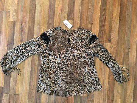 Nová halenka s krajkou, vel 44/xxl i méně,utržené, next,xxl