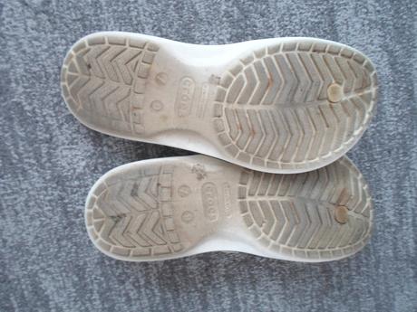 Bílé žabky, crocs,40