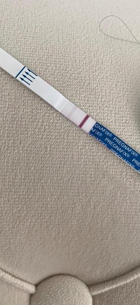 Těhotenský test. Duch?