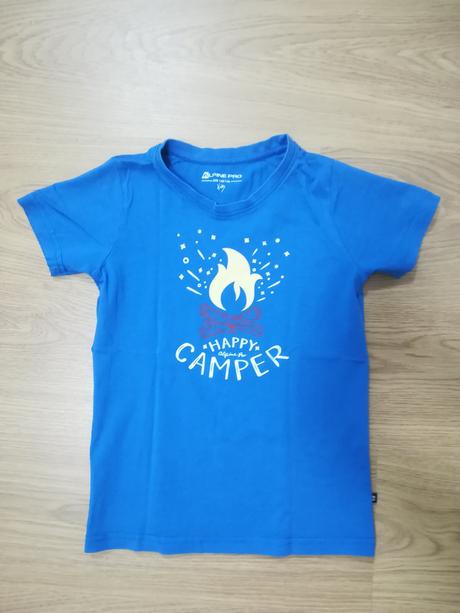 Tričko alpine pro happy camper, alpine pro,140