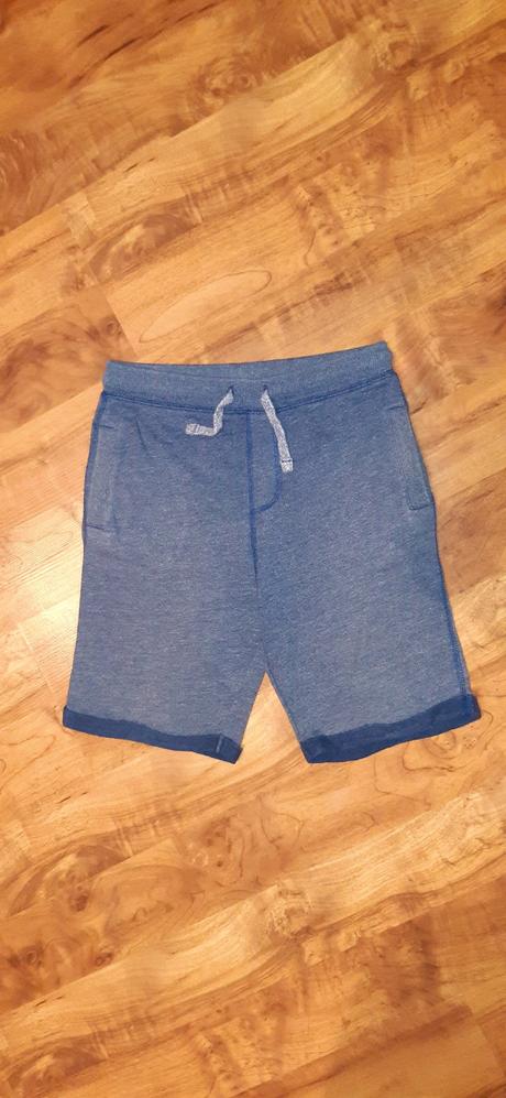 Chlapecké bavlněné kraťasy m&s 134 modré, marks & spencer,134