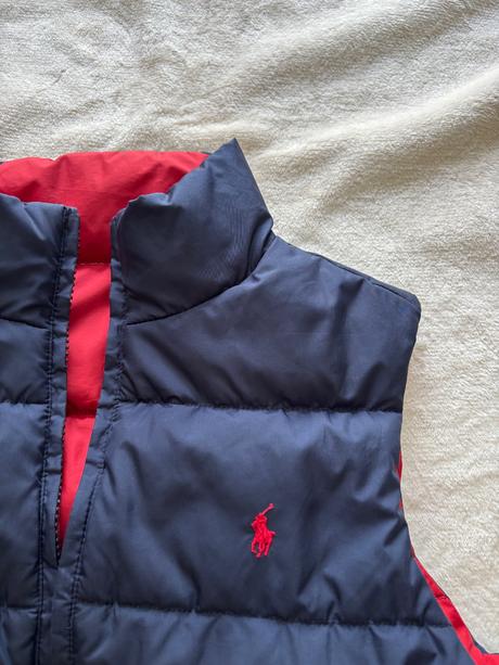 Vesta péřová oboustranná- v.vca 9/10 let, ralph lauren,140