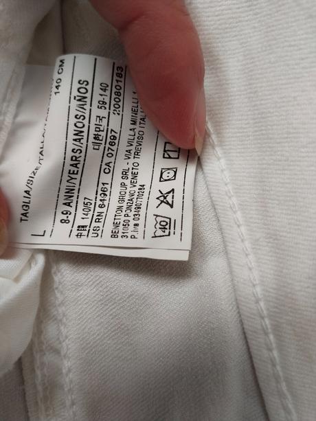 Kalhoty benetton, benetton,140